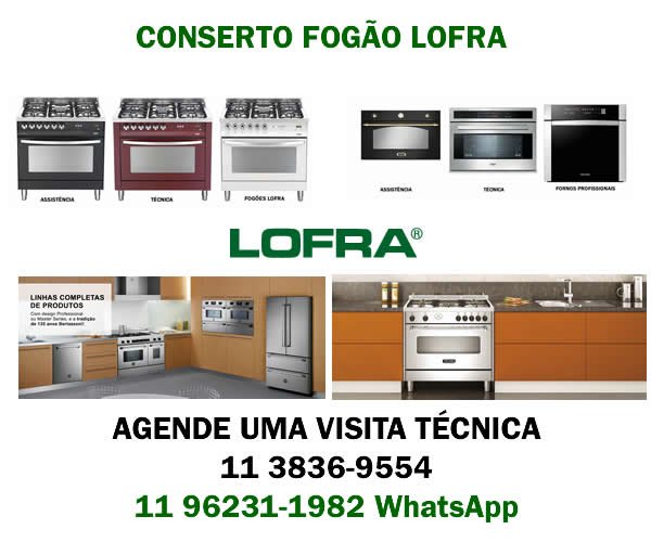 conserto fogao lofra